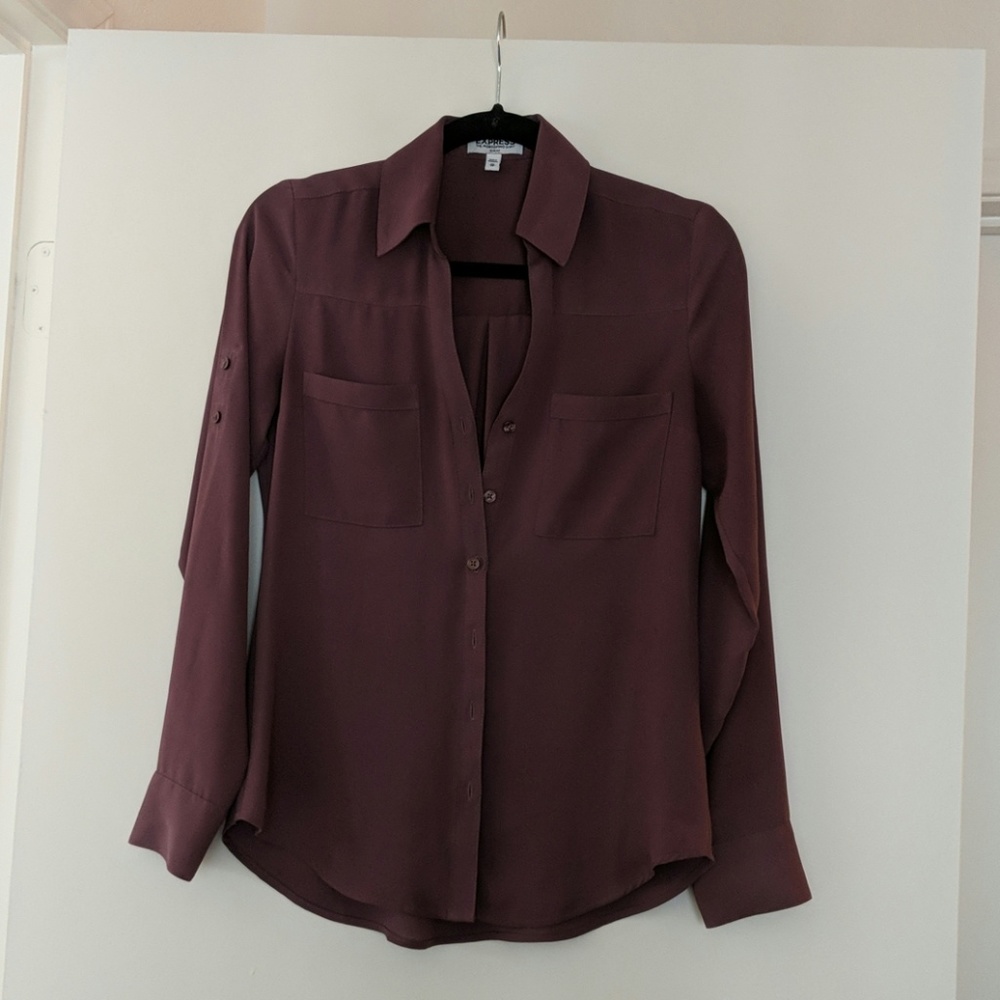 Express Portofino Dress Shirt, XS